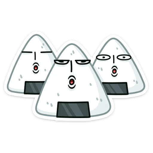 😱 Стикер «Онигири-сан» для Telegram