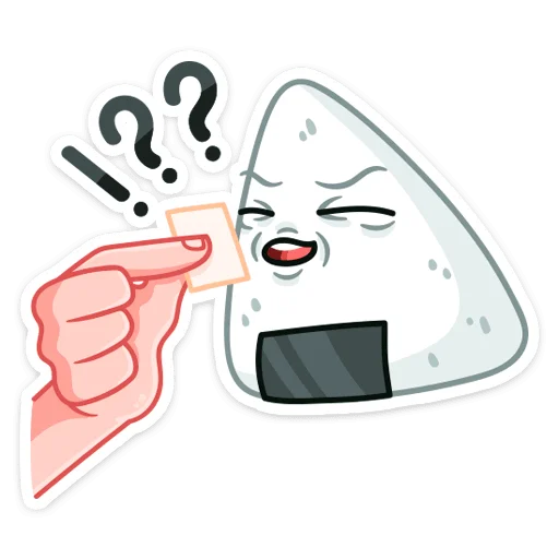 🧐 Стикер «Онигири-сан» для Telegram