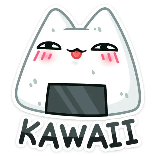 🐱 Стикер «Онигири-сан» для Telegram