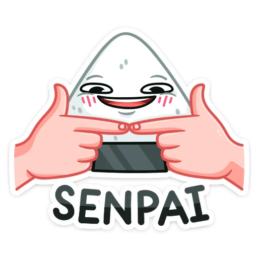 🥺 Стикер «Онигири-сан» для Telegram