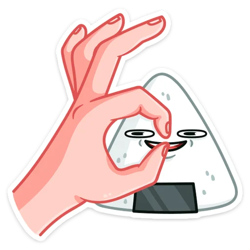 👌 Стикер «Онигири-сан» для Telegram