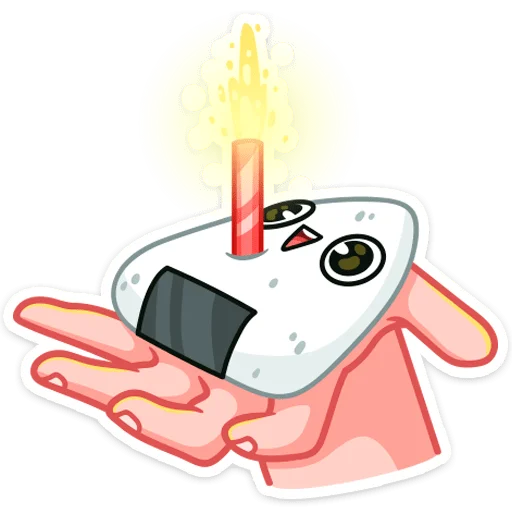 🎂 Стикер «Онигири-сан» для Telegram