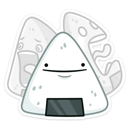 😐 Стикер «Онигири-сан» для Telegram
