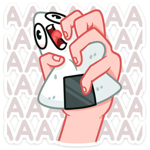 Стикерпак Онигири-сан для Telegram