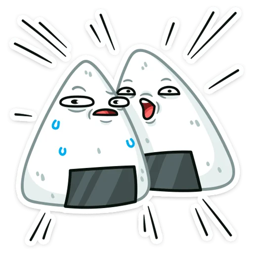 😮 Стикер «Онигири-сан» для Telegram