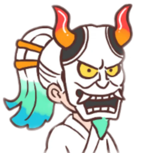 👹 Стикер «Onihime yamato» для Telegram