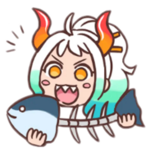 🤤 Стикер «Onihime yamato» для Telegram