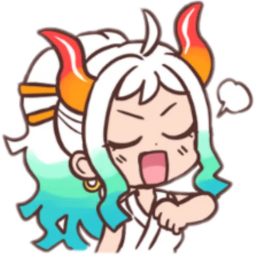 😌 Стикер «Onihime yamato» для Telegram