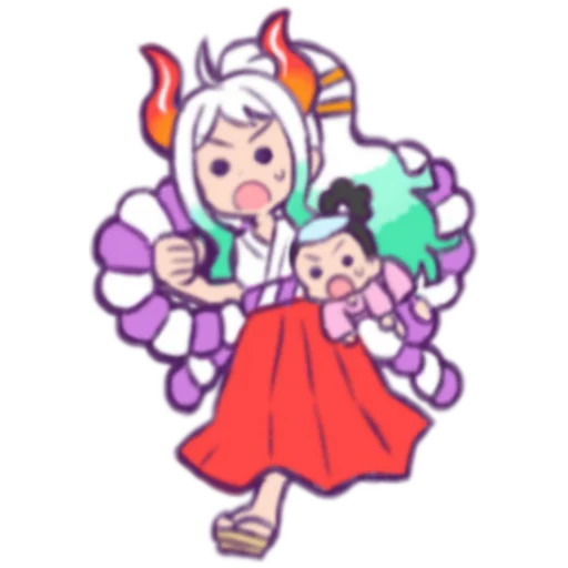 🏃 Стикер «Onihime yamato» для Telegram