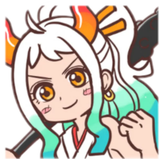 😌 Стикер «Onihime yamato» для Telegram
