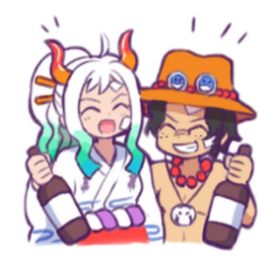 🍺 Стикер «Onihime yamato» для Telegram