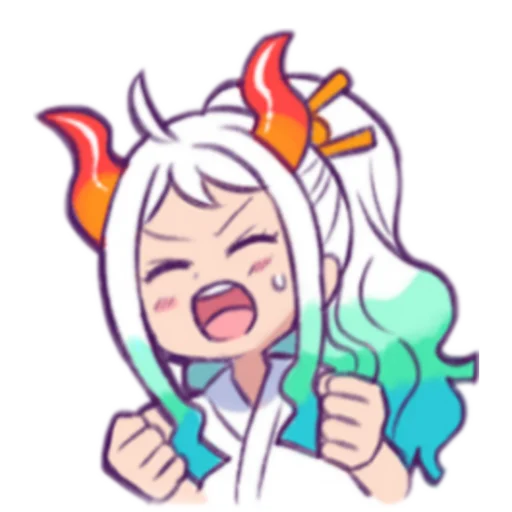 😖 Стикер «Onihime yamato» для Telegram