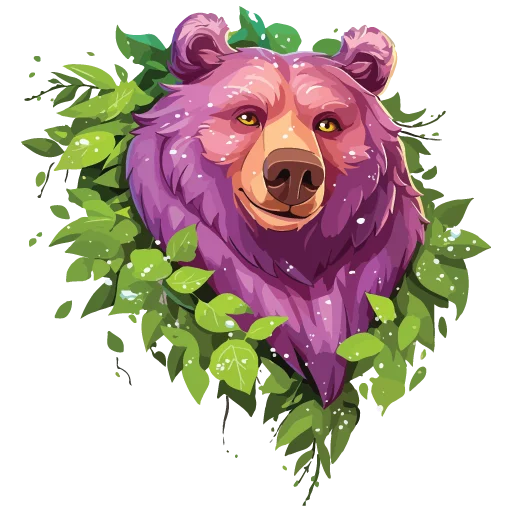 🐻 Стикер «ББК» для Telegram