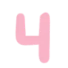 〰 Эмодзи «Нежно-розовый с голубым шрифт» для Telegram