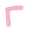 〰 Эмодзи «Нежно-розовый с голубым шрифт» для Telegram