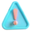 ❗️ Эмодзи «Нежно-розовый с голубым шрифт» для Telegram