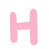 〰 Эмодзи «Нежно-розовый с голубым шрифт» для Telegram