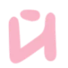 〰 Эмодзи «Нежно-розовый с голубым шрифт» для Telegram