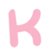 〰 Эмодзи «Нежно-розовый с голубым шрифт» для Telegram