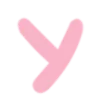 〰 Эмодзи «Нежно-розовый с голубым шрифт» для Telegram