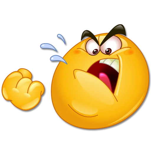 😡 Стикер «Одни эмоции. Часть 1» для Telegram
