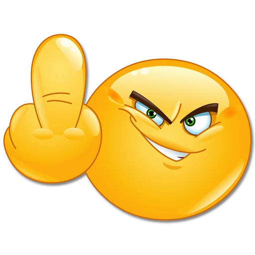 🖕 Стикер «Одни эмоции. Часть 1» для Telegram