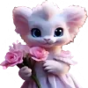 🐇 Эмодзи «Just flowers» для Telegram