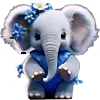 🐘 Эмодзи «Just flowers» для Telegram