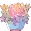 🌸 Эмодзи «Just flowers» для Telegram