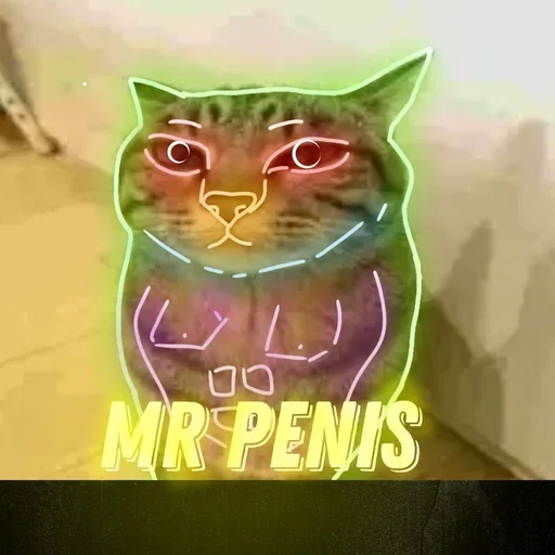 😘 Стикер «only mr penis» для Telegram