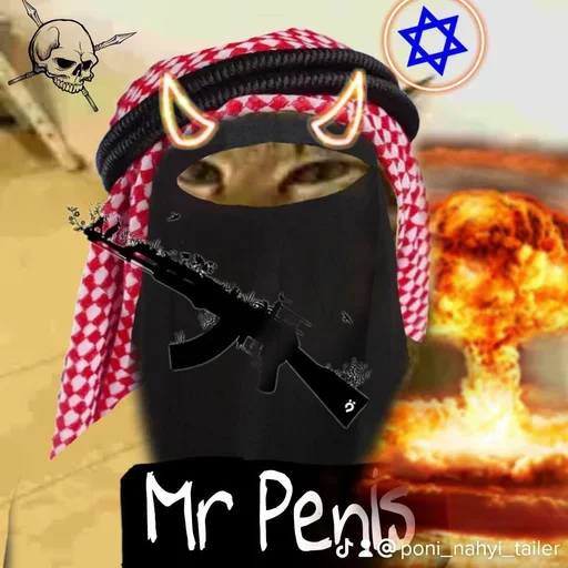 ❤️ Стикер «only mr penis» для Telegram