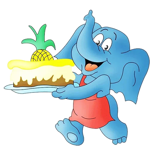 🎂 Стикер «По дороге с облаками» для Telegram