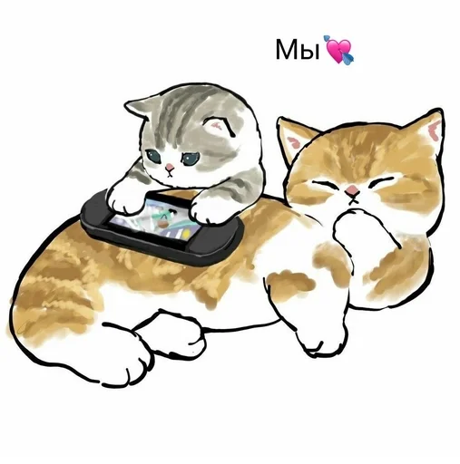 🥰 Стикер «на милом» для Telegram