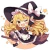 Стикер 21 Мариса Кирасаме - Touhou