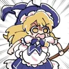 Стикер 49 Мариса Кирасаме - Touhou