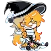 Стикер 30 Мариса Кирасаме - Touhou