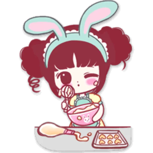 🤰 Стикер «웅네배빵빵티콘» для Telegram