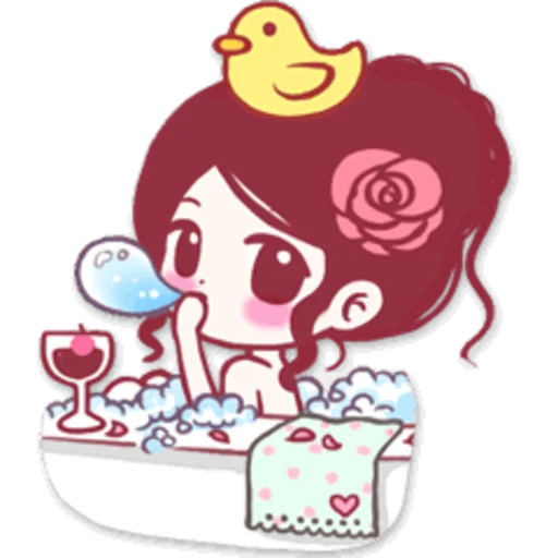 🤰 Стикер «웅네배빵빵티콘» для Telegram