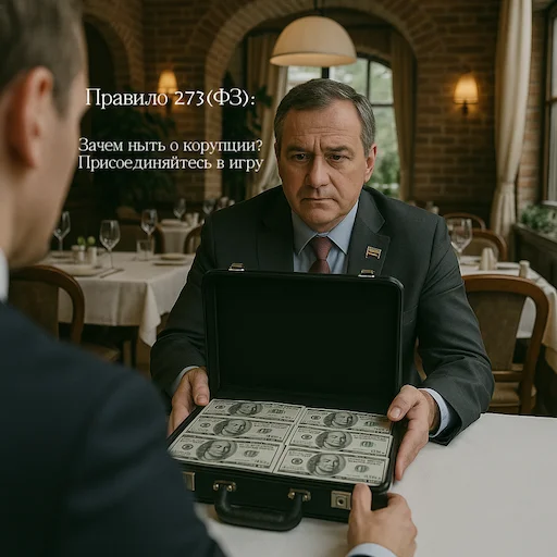 🏛️ Стикер «ООО ТМЫВ ДЕНЕГ» для Telegram