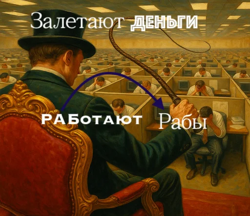 👍 Стикер «ООО ТМЫВ ДЕНЕГ» для Telegram