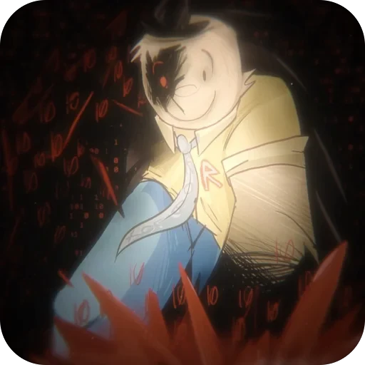 🫥 Стикер «Forsaken Haruko» для Telegram