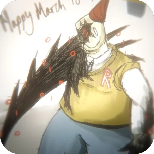 🫥 Стикер «Forsaken Haruko» для Telegram