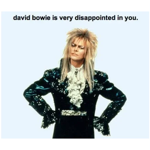 😤 Стикер «David Bowie 3 Дэвид Боуи» для Telegram