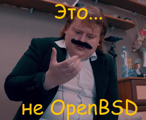 😟 Стикер «openbsd» для Telegram