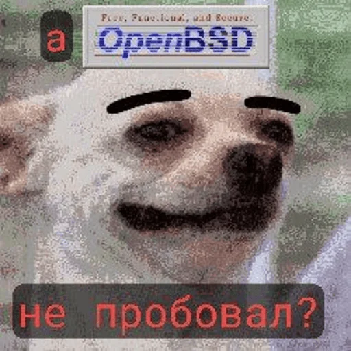 😉 Стикер «openbsd» для Telegram