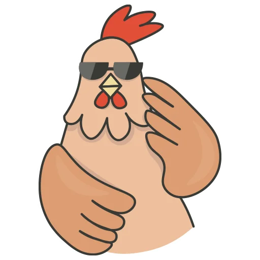 🕶 Стикер «Open Cages UA» для Telegram