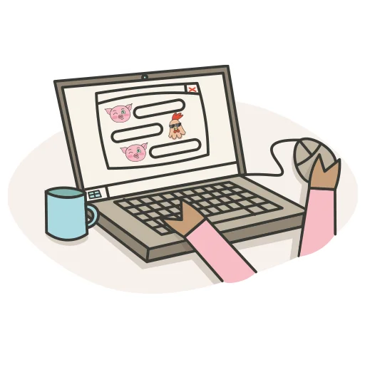 💻 Стикер «Open Cages UA» для Telegram