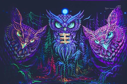 🦉 Стикер «Космический Чулан» для Telegram