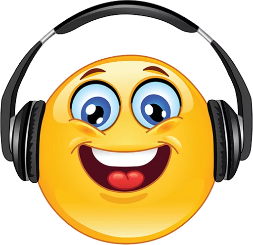 🎧 Стикер «Open Smiles» для Telegram