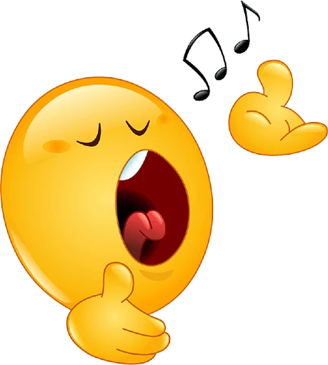 🎼 Стикер «Open Smiles» для Telegram